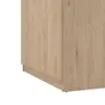 Schuhschrank - B ca. 81 cm, Jackson Hickory Nachbildung, Schwarz