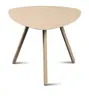 Beistelltisch - LB ca. 50x50 cm, Cremeweiß