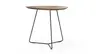 Ecktisch Fano - LBH ca. 59x50x50 cm, HPL Bronzefarben