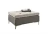 Hocker - Stoff, Dunkelgrau