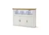 Highboard - mit Beleuchtung, Pinie Nachbildung