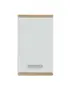 Hängeschrank- B ca. 40 cm, Eiche Dekor, Hellgrau