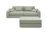 Big Sofa JOVIN - Stoff, Lindgrün