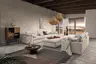 Sofa Palmdale - 3-Sitzer, inkl. Kissen, Stoff, Natur