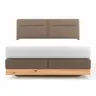 Boxspringbett Alpin Luxe - Liegefläche ca. 160x200 cm, Stoff, Braun