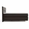 Boxspringbett Alpin Luxe - Liegefläche ca. 180x200 cm, Stoff, Dunkelbraun
