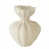 Deko-Vase - Cremeweiß, LBH 25,5x25,5x33 cm