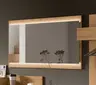 Spiegel - mit Beleuchtung, LB ca. 110x60 cm, Artisan Eiche Nachbildung