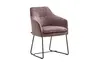 Armlehnstuhl Catrina - Stoff, Mauve