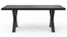 Esstisch Clifton - LB ca. 200x100 cm, Zerreiche massiv, Smoke