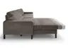 Ecksofa CALM MOVE 2.0 - Longchair links mit 2,5-Sitzer, Schlaffunktion, Feincord, Taupe