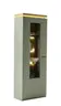 Vitrine - mit Beleuchtung, B ca. 70 cm, Salbeigrün, Eiche Evoke Nachbildung