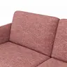 Ecksofa Enna - 3-Sitzer mit Ecke rechts, Stoff, Koralle