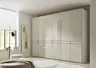 Drehtürenschrank - B ca. 298 cm, Sandglas, Dekor Sand