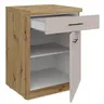 Unterschrank- B ca. 60 cm, Eiche Dekor, Kaschmir, Matt