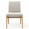 Stuhl Flore 2 - Stoff, Creme