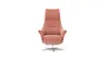 Relaxsessel Girona -  inklusive motorischer Relaxfunktion, Stoff, Leder, Rose