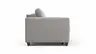 Sofa Nuoro - 3-Sitzer inkl. Schlaffunktion, Stoff, Grau
