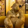 Deko-Figur- BHT ca. 60x76x55 cm, Goldfarben