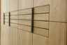 Drehtürenschrank Scottsdale - inkl. Passepartout und Beleuchtung, B ca. 257cm, Wildeiche massiv