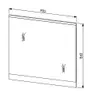 Garderobe - inkl. Sitzkissen, Riva Eiche Nachbildung, Kaschmir