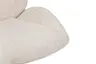 Stuhl MIRNA - drehbar, Stoff, Beige