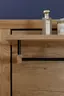 Garderobe - Wildeiche Nachbildung, Wildeiche massiv geölt