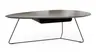 Couchtisch Fano - LBH ca. 121x75x38 cm, HPL Laminat, Graubraun