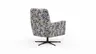 Drehsessel Charlotte - Stoff, Blumig
