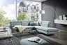 Ecksofa EM Koper -  3-Sitzer mit Ecke rechts, Rückenlehne verstellbar, Stoff, grün