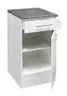 Unterschrank- B ca. 50 cm, Weiß, Matt