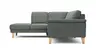 Ecksofa Rockport A - Ecke links mit 2,5-Sitzer, Stoff, Grau