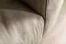 Sofa Arrezo - 3,5-Sitzer, Leder Taupe, Rücken verstellbar