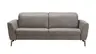 Sofa Tulsa KV - 3-Sitzer, inkl. Kopfteilverstellung, Leder, Graubeige
