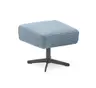 Hocker EILA - Stoff, Hellblau