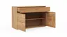 Sideboard Hillsboro - inkl. Beleuchtung, Wildeiche natur, geölt