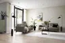 Sofa Cuneo Klassik - 2-Sitzer, Leder, Graubraun, Relaxfunktion, motorisch