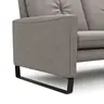 Sofa Tenero - 2-Sitzer, Stoff, Grau