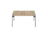 Couchtisch - BHT ca. 80x38x80 cm, Eiche massiv