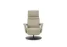 Fernsehsessel - Gr. M, Relaxfunktion, Leder, Pearl