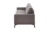 Sofa - 2-Sitzer, Relaxfunktion motorisch, Stoff, Braun