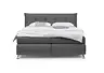 Boxspringbett HAROA- Liegefläche ca. 180x200 cm, Stoff, Anthrazit, Bonell, Inkl. Topper