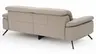 Sofa Rafaela 2.0 - 2,5-Sitzer inkl. 1x Relaxfunktion und Kopfteile verstellbar, Leder, Champagner