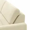 Ecksofa Valera - Ecke mit 3-Sitzer rechts inkl. Rückenlehne verstellbar und Relaxfunktion motorisch, Stoff, Natur