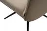 Stuhl MARCELLA - drehbar, Leder, Latte