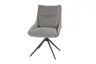 Stuhl MANDY - drehbar, Stoff, Graubeige