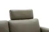 Sofa Cuneo Klassik - 2-Sitzer, Leder, Graubraun, Relaxfunktion, motorisch