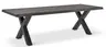 Esstisch Clifton - LB ca. 260x100 cm, Zerreiche massiv, Smoke