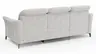 Ecksofa Canterbury - Longchair links mit 2,5-Sitzer, inkl. Relaxfunktion (motorisch) und Kopfteilverstellung, Stoff, Offwhite