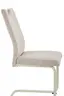 Freischwinger - Stoff, Creme